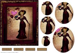 Victorian Card Front