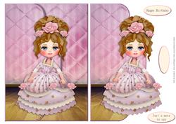 Victorian Blush Envelope Card