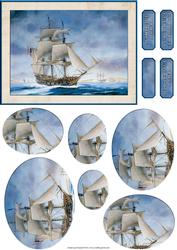 Sailing Ship Card Front