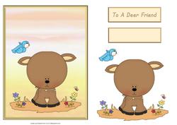 Deer Card Front