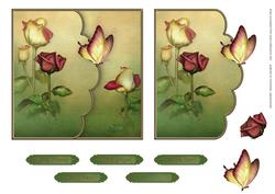 Rose and Butterfly