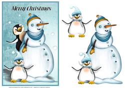 Snowman and Penguins