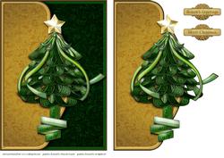 Christmas Tree Envelope Card