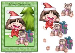 Christmas Morning Card Front