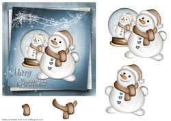 Snow Globe and Snowman
