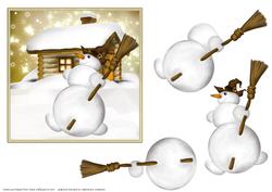 Snowman Card Front