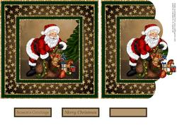 Santa Claus Envelope Card