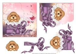 Puppy and Butterflies