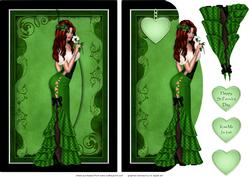 St Patrick's Day Lady