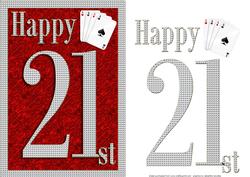 21st Card Front