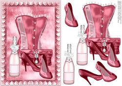 Champagne, Corset and Shoes