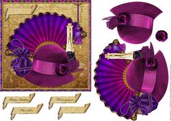 Retro Hat and Fan