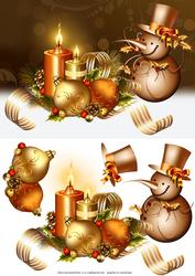 Gilt Snowman