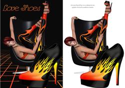 Flame Ankle Boots