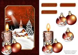 Christmas Scene Card Front