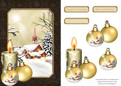 Christmas Scene Card Front 2