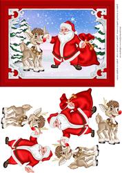 Santa and Rudolph