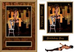 Sexy Cowgirl Quick Card