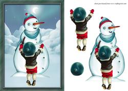 Vintage Snowman