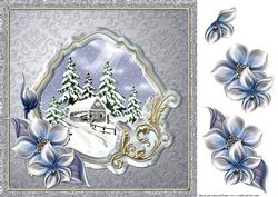 Winter Scene with Flora