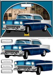 Retro Car Card Front 2