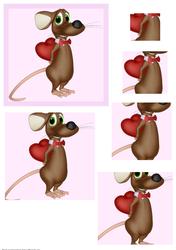 Mouse Valentine Pyramid