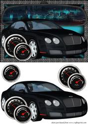 Sports Car Card Front