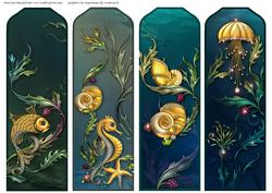 Sea Shell Bookmars