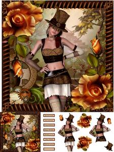Steampunk Flowers