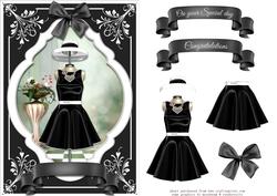 Black and White Card Front