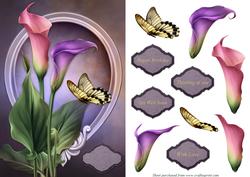 Lilies Card Front