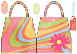 Groovy Bag Shaped Card
