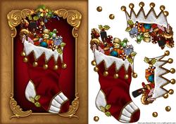 Christmas Stocking Card Front