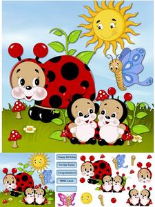 Ladybirds and Butterflys