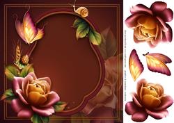 Autumn Rose Topper