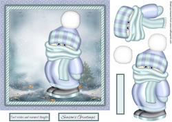 Winter Kid Quick Card