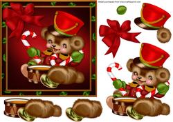 Christmas Drummer Bear