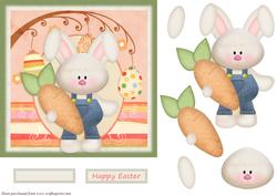 Easter Bunny Card Front
