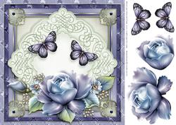 Blue Butterfly Topper