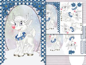 White Reindeer Mini Kit