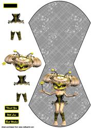 Bee Wobble Card
