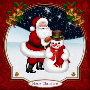 Santa and Snowman