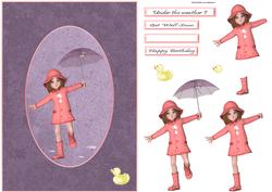 Raindrops Card Front