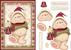 Christmas Bear Card Front