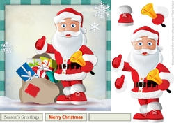 Santas on his way