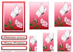 Rose Butterfly Pyramid