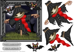 Scary Scarecrow Card Front