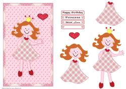 Princess Card Front.