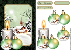 Christmas Scene Card Front 6