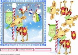North Pole Step By Step Card Front